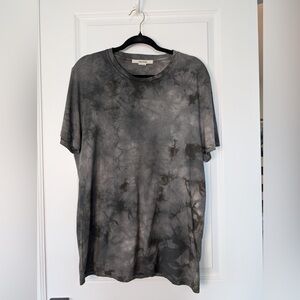 ZADIG & VOLTAIRE Men's Ted Tie Dye Concert Tee Khaki Clair Size M